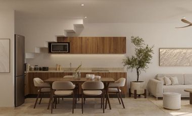 Departamento 1R en venta en Pionera, Conkal.