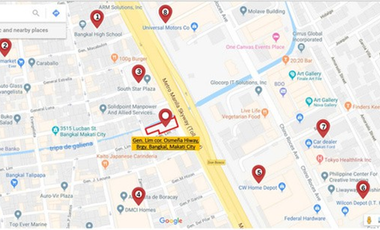 For Sale and For Lease Makati City Lot Along Osmena Highway corner Bangkal Street- Makati