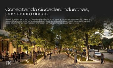 En venta terreno en Parque empresarial NUMA, via al PAN, Samborondon