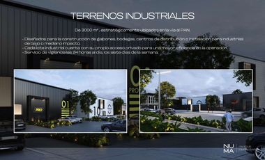 En venta terreno en Parque empresarial NUMA, via al PAN, Samborondon