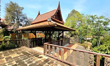 For rent: Traditional Thai-style house by the Chao Phraya River, Ayutthaya. Prime location, ideal for a restaurant,boutique hotel,or café.rent 110K
