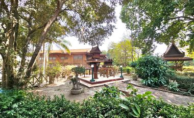 For rent: Traditional Thai-style house by the Chao Phraya River, Ayutthaya. Prime location, ideal for a restaurant,boutique hotel,or café.rent 110K