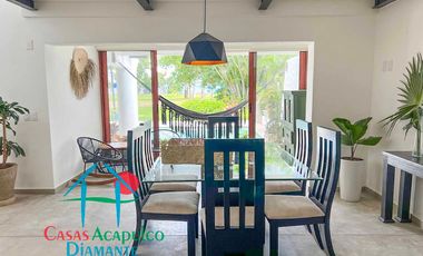 Vive el lujo y la serenidad en esta villa remodelada con alberca privada en Playa Diamante