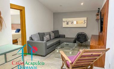 Vive el lujo y la serenidad en esta villa remodelada con alberca privada en Playa Diamante