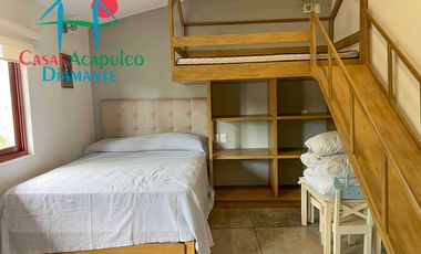 Vive el lujo y la serenidad en esta villa remodelada con alberca privada en Playa Diamante