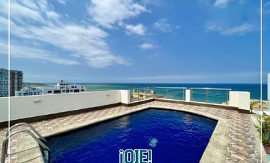 Suite en venta en edificio Torre Marina, Cerca al Mall del pacifico, Manta.
