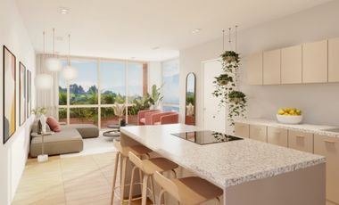 SUITE A ESTRENAR EN VENTA, UBICADA EN CUMBAYÁ PROYECTO BOTÁNICO, 65.63 M2 MÁS BALCÓN Y PARQUEADERO, PRECIO: $159.900