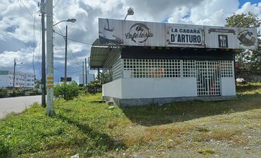 SE VENDE LOCAL COMERCIAL, TERRENO 350 M² LA INDEPENDENCIA - QUININDÉ - ESMERALDAS - ECUADOR