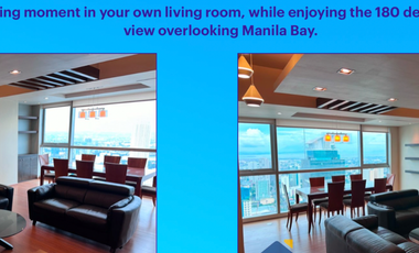 St Francis Shangrila Edsa 3 Bedroom for Sale with 180 degree views, Fully Furnished