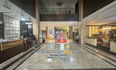 3 Star Hotel Currently Operating Full Facility Batam Center
