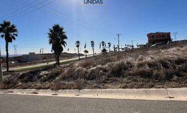 TERRENO EN ESQUINA CON TODOS LOS SERVICIOS     VALLES DEL MAR ROSARITO B.C.