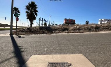 TERRENO EN ESQUINA CON TODOS LOS SERVICIOS     VALLES DEL MAR ROSARITO B.C.