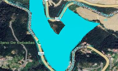 Terreno de 11 Hectáreas a Pie de Carretera Pachuca - Huejutla, cuenta con permiso de uso turístico y piscícola.