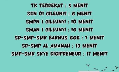 Rumah Dekat Kawasan  Kampus Jatinangor Sumedang