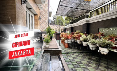JUAL CEPAT RUMAH 3 LANTAI MEWAH MURAH LUAS CIPINANG JAKARTA TIMUR LT 317 M2
