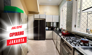 JUAL CEPAT RUMAH 3 LANTAI MEWAH MURAH LUAS CIPINANG JAKARTA TIMUR LT 317 M2