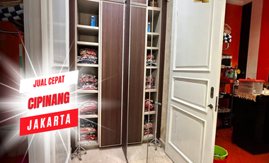 JUAL CEPAT RUMAH 3 LANTAI MEWAH MURAH LUAS CIPINANG JAKARTA TIMUR LT 317 M2