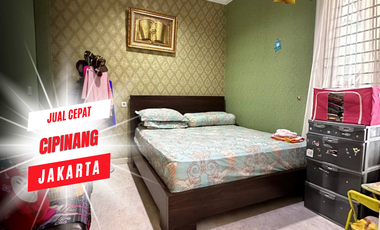 JUAL CEPAT RUMAH 3 LANTAI MEWAH MURAH LUAS CIPINANG JAKARTA TIMUR LT 317 M2
