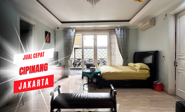 JUAL CEPAT RUMAH 3 LANTAI MEWAH MURAH LUAS CIPINANG JAKARTA TIMUR LT 317 M2