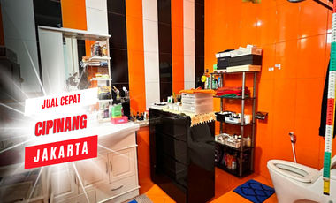 JUAL CEPAT RUMAH 3 LANTAI MEWAH MURAH LUAS CIPINANG JAKARTA TIMUR LT 317 M2