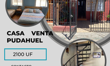 VENTA DE CASA EN PUDAHUEL SUR