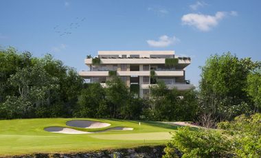 Penthouse de lujo, piscina privada, campo de golf, en venta, Playa del Carmen