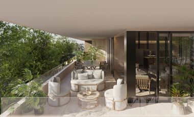 Penthouse de lujo con al campo de golf, club de playa, venta, Playa del Carmen