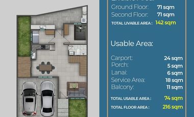 For Sale: 2 Storey House & Lot 5BR 3T/B 2CG 216 sqm in Taytay, Rizal