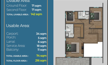 For Sale: 2 Storey House & Lot 5BR 3T/B 2CG 216 sqm in Taytay, Rizal
