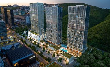 DEPARTAMENTO EN RENTA EN DISTRITO ARMIDA,  TORRE 2 DE ACACIA, VALLE ORIENTE. SPGG 2 RECAMARAS 2 BAÑOS,