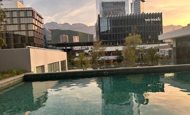 DEPARTAMENTO EN RENTA EN DISTRITO ARMIDA,  TORRE 2 DE ACACIA, VALLE ORIENTE. SPGG 2 RECAMARAS 2 BAÑOS,