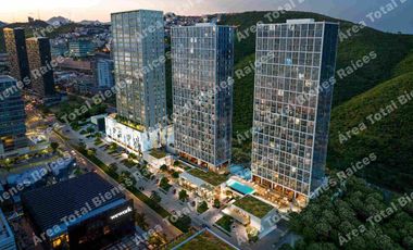 DEPARTAMENTO EN RENTA EN DISTRITO ARMIDA,  TORRE 2 DE ACACIA, PISO 8 VALLE ORIENTE. SPGG 2 RECAMARAS 2 BAÑOS,