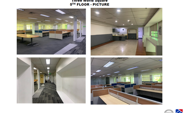 Office Space Unit for Lease in Three World Square, McKinley, Taguig City!
