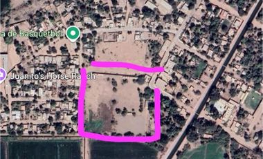 TERRENO EN VENTA CLUB HIPICO COCORIT CAJEME SONORA 2 HECTAREAS CON POZO