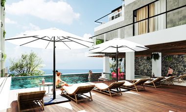 Departamento en Preventa con Vista al Mar en nueva zona hotelera de Cancún (CESN SERCM)