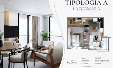 Departamento en Preventa con Vista al Mar en nueva zona hotelera de Cancún (CESN SERCM)