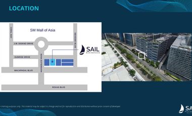 Preselling SAIL RESIDENCES Condominium at Mall of Asia Complex Pasay city