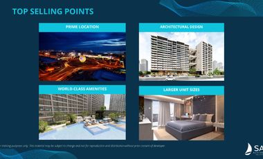 Preselling SAIL RESIDENCES Condominium at Mall of Asia Complex Pasay city