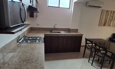 Suite Amoblada en Alquiler Sector San Marino, 1 Habitación, 1 Baño, Seguridad,  Parqueo, Norte de Guayaquil.