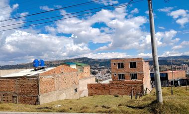 LOTE EN VENTA BARRIO SAN RAFAEL TUNJA