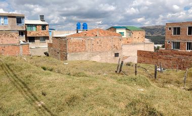 LOTE EN VENTA BARRIO SAN RAFAEL TUNJA