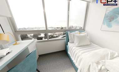 Departamento   2D1B 44 m2 valor 2258 uf Cero pie al 90% al 85% paga 5% al 80% paga 10% Bono pie 5% y 10%. Subsidio Tasa Rebajada