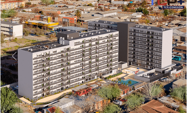 Departamento   2D1B 44 m2 valor 2258 uf Cero pie al 90% al 85% paga 5% al 80% paga 10% Bono pie 5% y 10%. Subsidio Tasa Rebajada