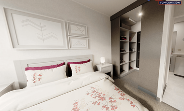 Departamento   2D1B 44 m2 valor 2258 uf Cero pie al 90% al 85% paga 5% al 80% paga 10% Bono pie 5% y 10%. Subsidio Tasa Rebajada