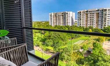 Departamento nuevo en venta a precio de oportunidad en Vía Montejo con acabados de lujo