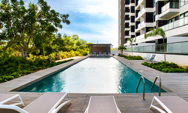 Departamento nuevo en venta a precio de oportunidad en Vía Montejo con acabados de lujo