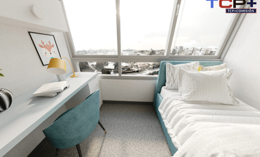 Departamento 2dg1b 44 m2 valor 2413 uf Compra sin pie aprobado al 90% al 85% paga 5% al 80% paga 10%. Aplica tasa rebajada