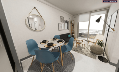 Departamento 2d1b 37 m2 valor 2134 uf entrega inmediata compra sin  pie aprobado al 90% al 85% paga 5% al 80% paga 10% . Tasa rebajada