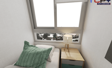 Departamento 2d1b 37 m2 valor 2134 uf entrega inmediata compra sin  pie aprobado al 90% al 85% paga 5% al 80% paga 10% . Tasa rebajada