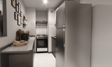 Departamento 3d1b Quilicura valor 2467 uf  48 m2. Compra sin pagar pie aprobado al 90% al 85% paga 5% al 80% paga 10%.  Tasa rebajada